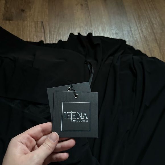 MAC DUGGAL Jersey One Shoulder Illusion Cut Out Gown - Picture 7 of 9